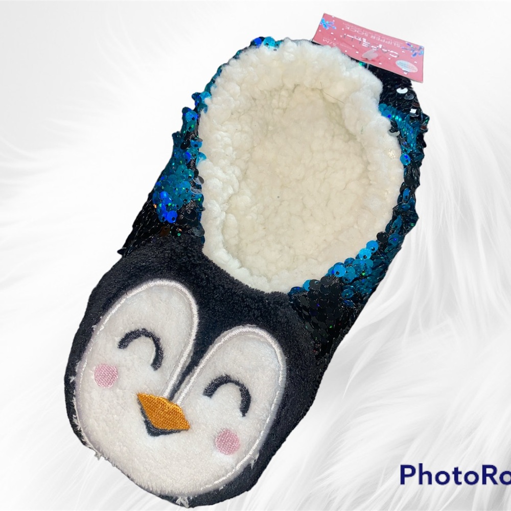 Penguin Slipper Socks